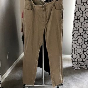 NWT Coldwater Creek corduroy pants.